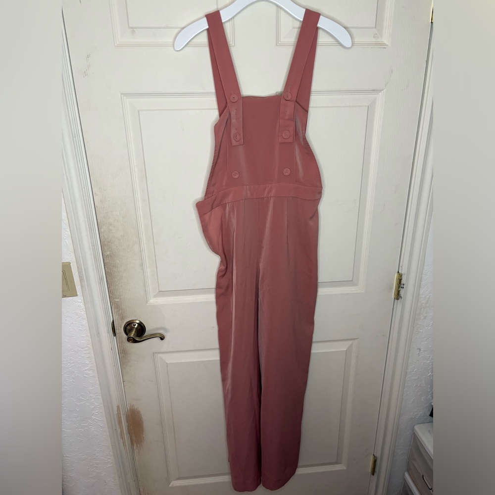 Pink overalls